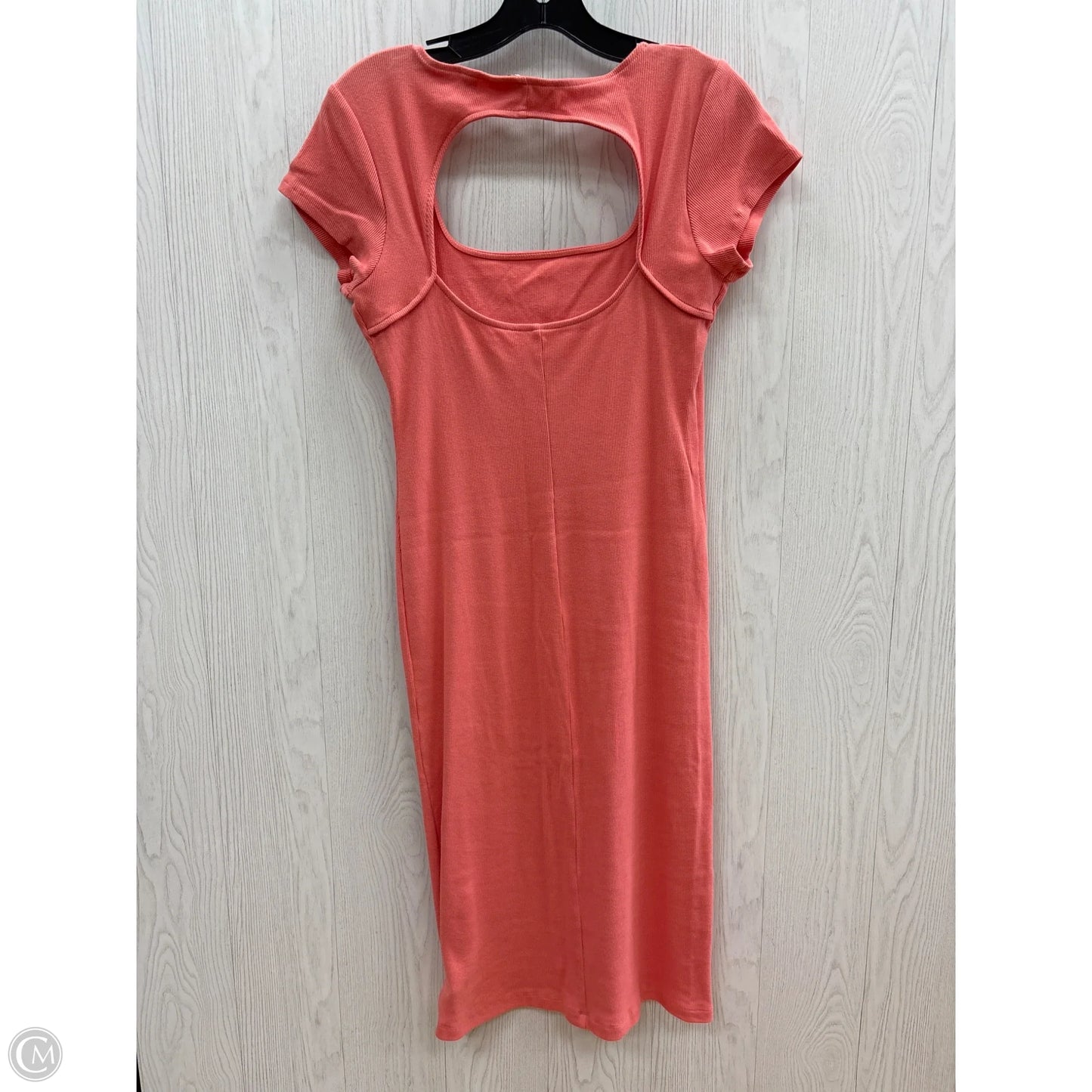 Dress Casual Midi By Nine West In Coral, Size: L