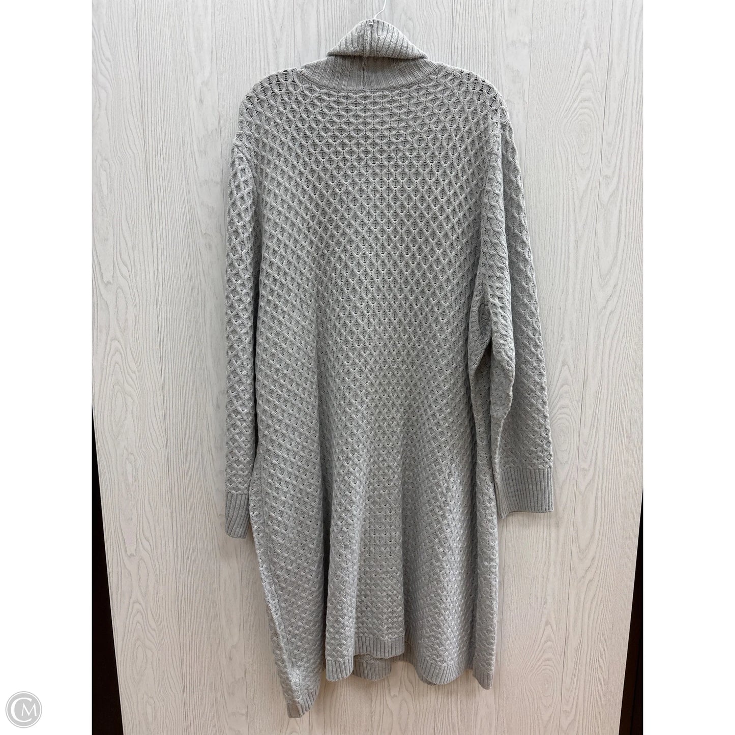 Dress Sweater By Terra & Sky In Grey, Size: 3x