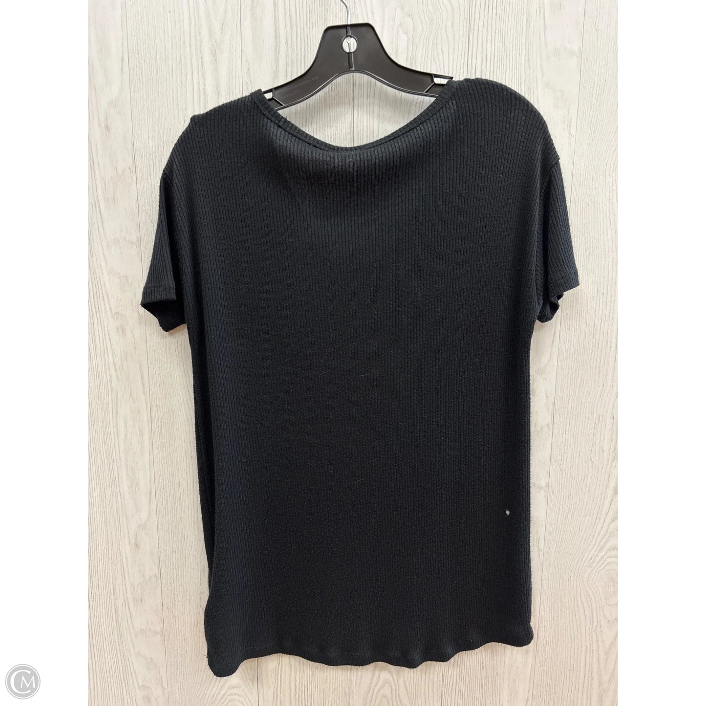 Top Short Sleeve Basic By Gap In Black, Size: Xs