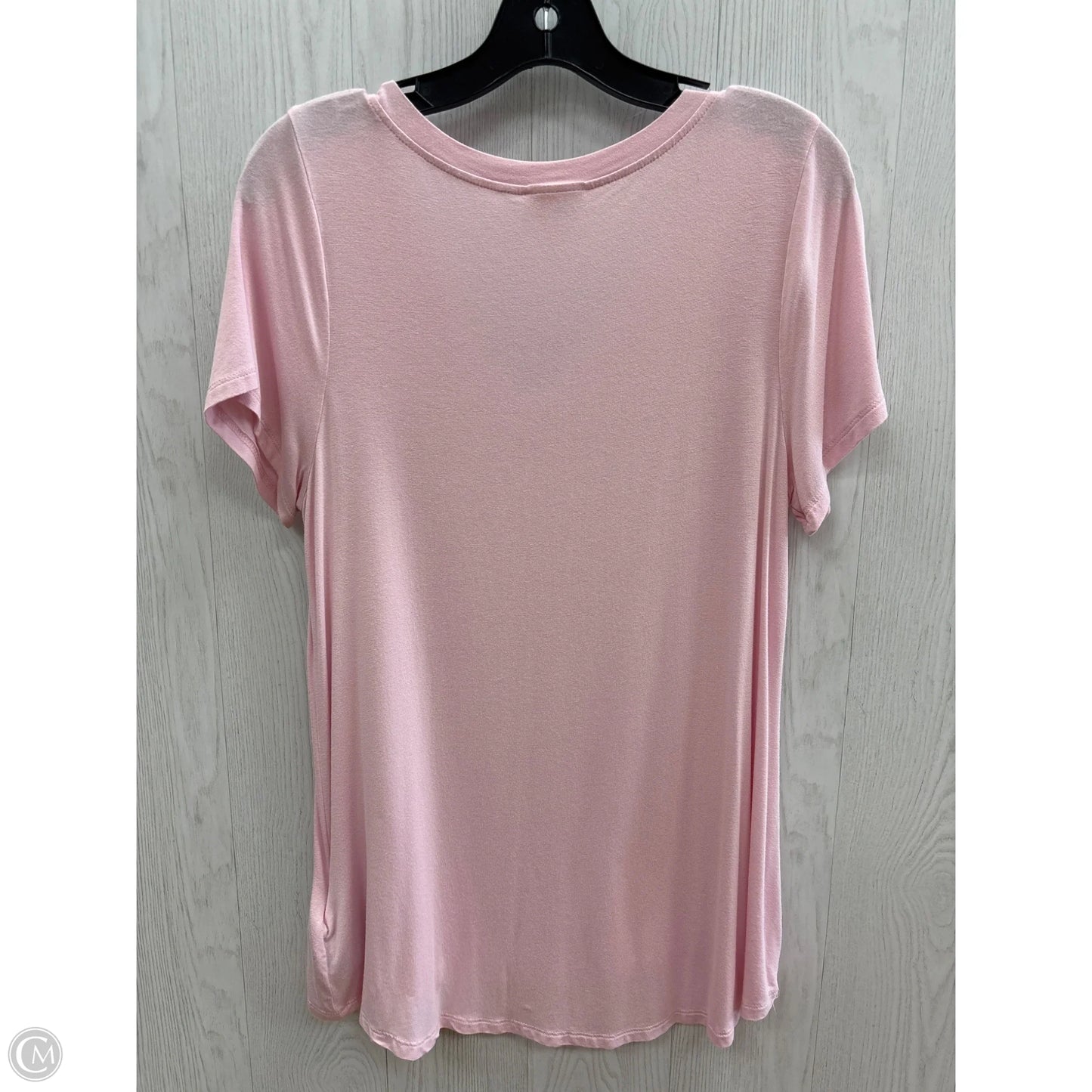 Top Short Sleeve Basic By Lularoe In Pink, Size: M