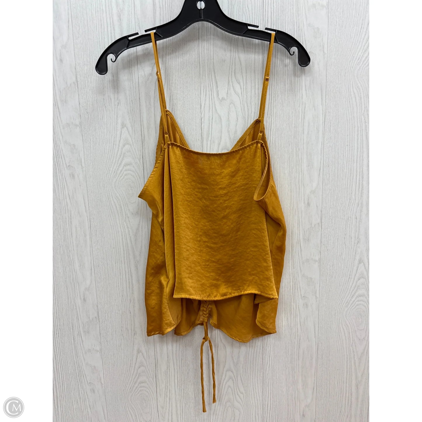 Top Sleeveless Basic By Nine West In Yellow, Size: Xl