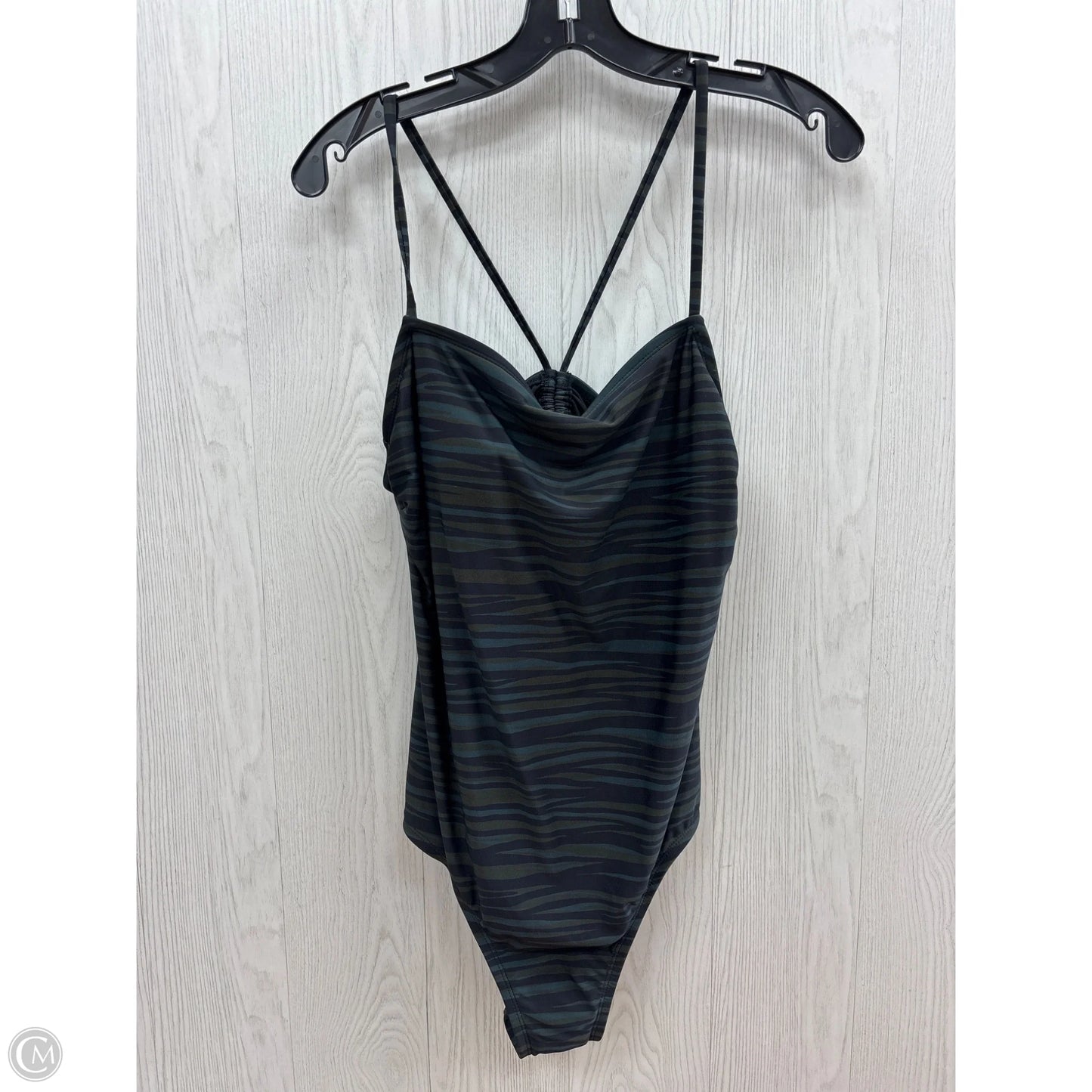 Swimsuit By Kona Sol In Black & Blue, Size: L
