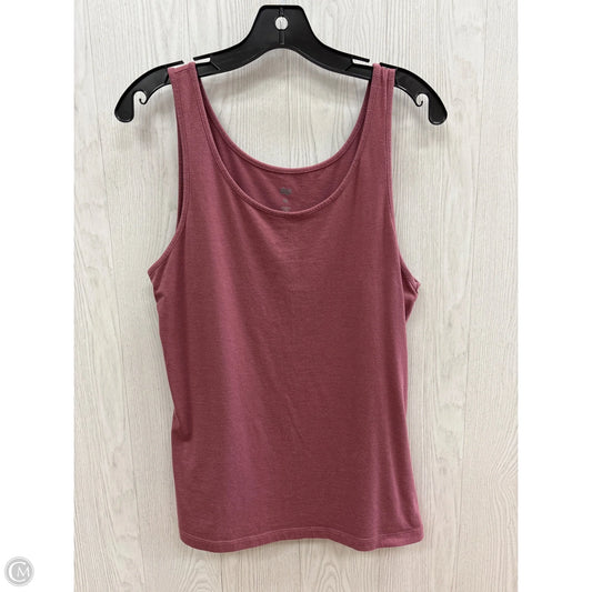 Top Sleeveless Basic By Dip In Mauve, Size: Xl