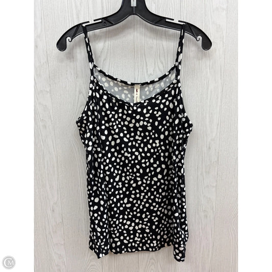 Top Sleeveless Basic By Vanilla Bay In Polkadot Pattern, Size: L