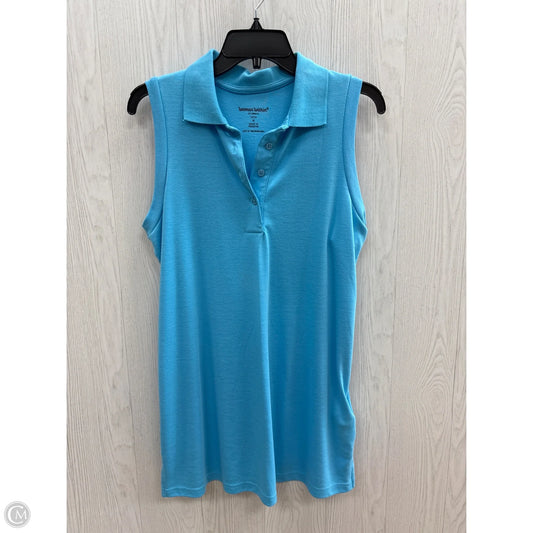 Top Sleeveless By Woman Within In Blue, Size: Xl