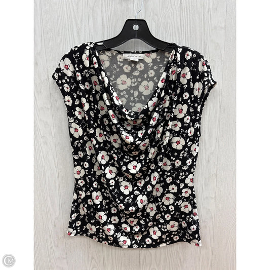 Top Sleeveless By Liz Claiborne In Black & White, Size: S