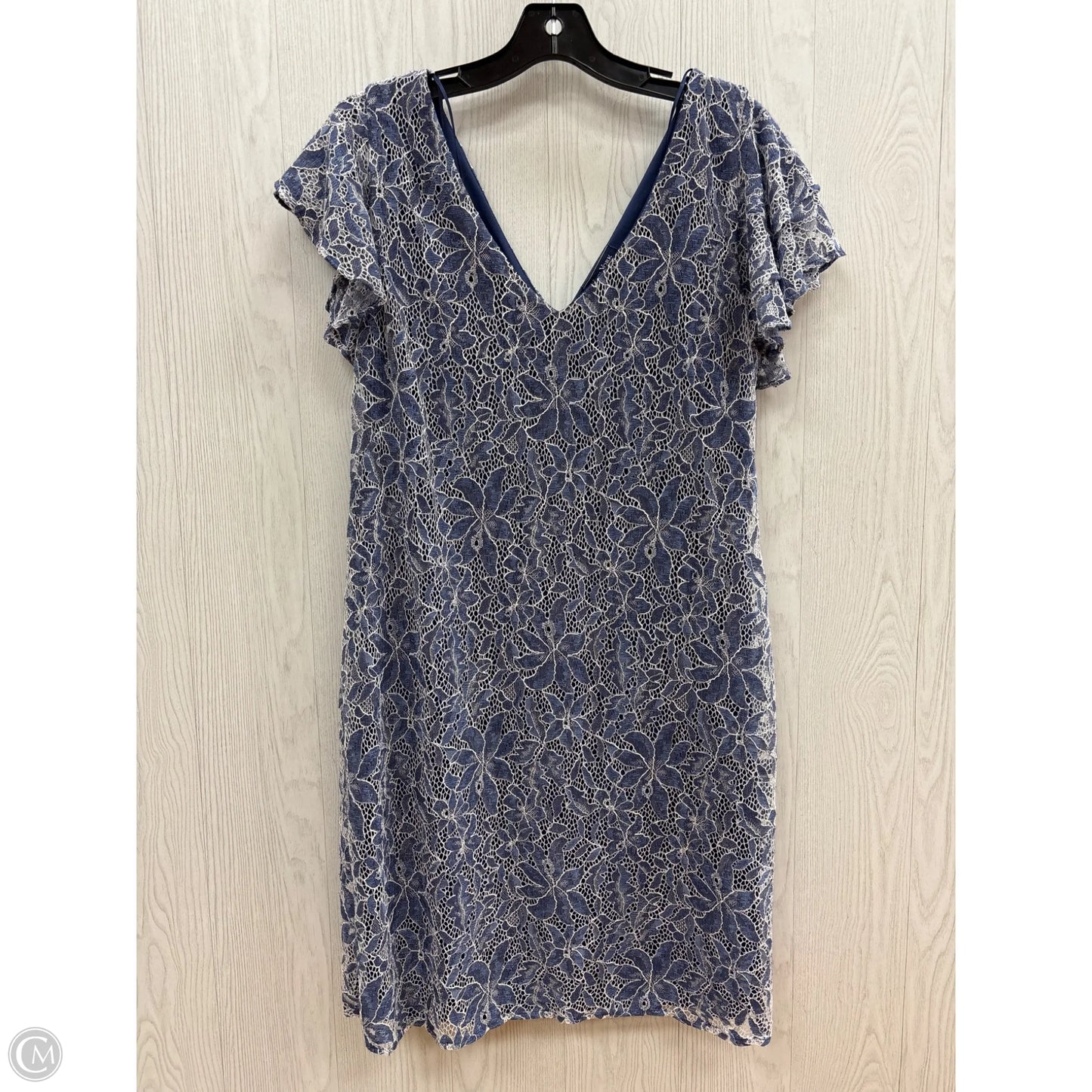 Dress Casual Short By Clothes Mentor In Blue, Size: 14