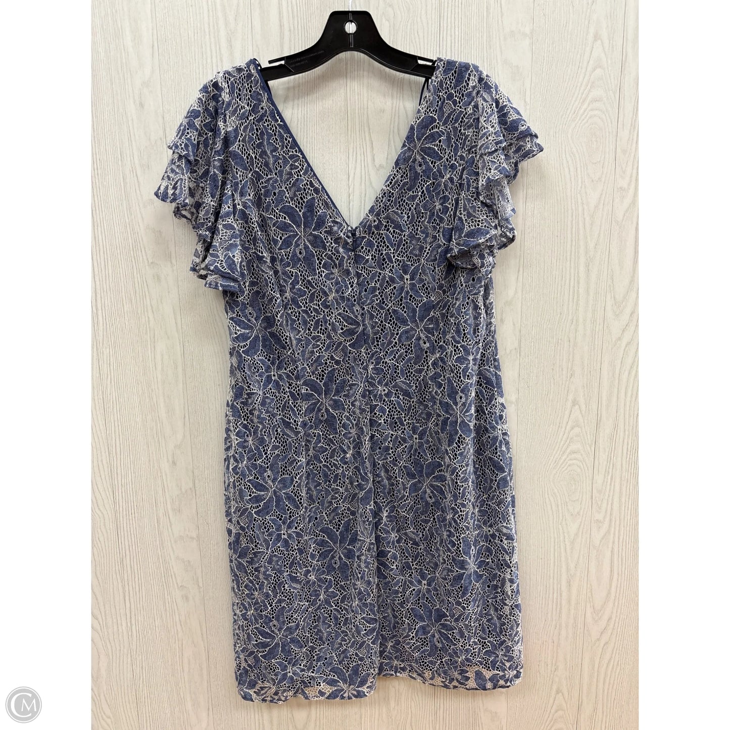 Dress Casual Short By Clothes Mentor In Blue, Size: 14