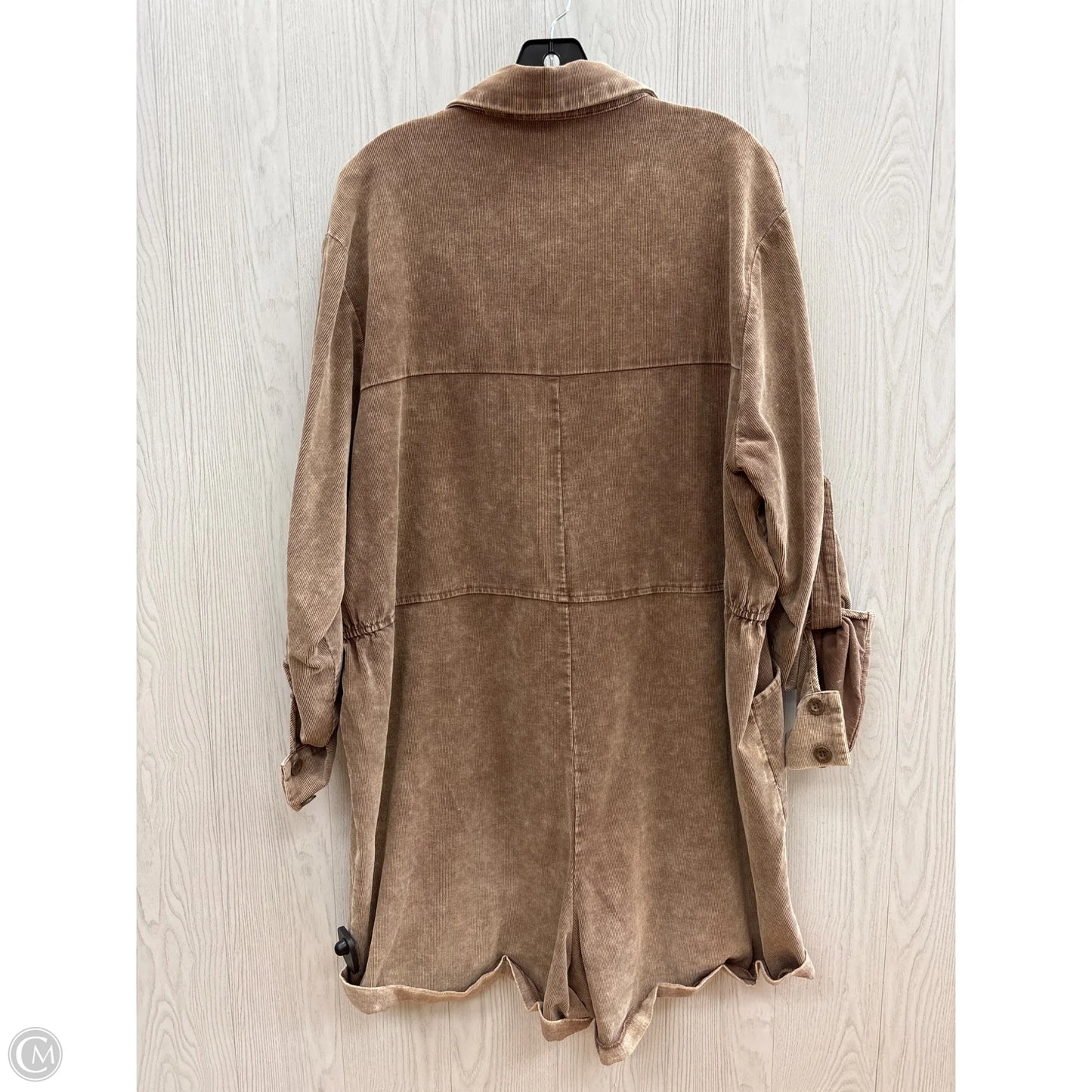 Romper By Clothes Mentor In Tan, Size: Xl