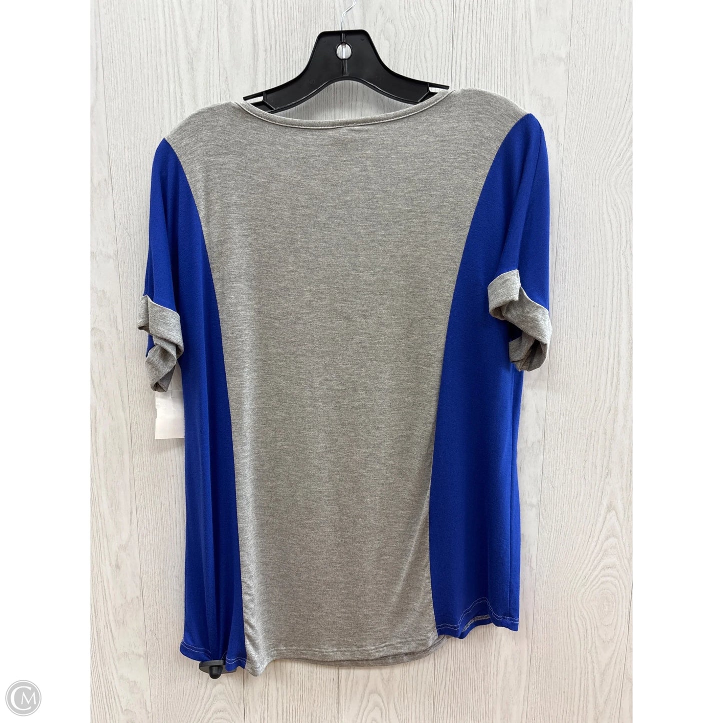 Top Short Sleeve By Sew In Love In Grey, Size: S