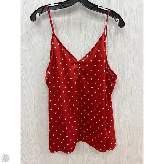Top Sleeveless By Maurices In Red, Size: 2x