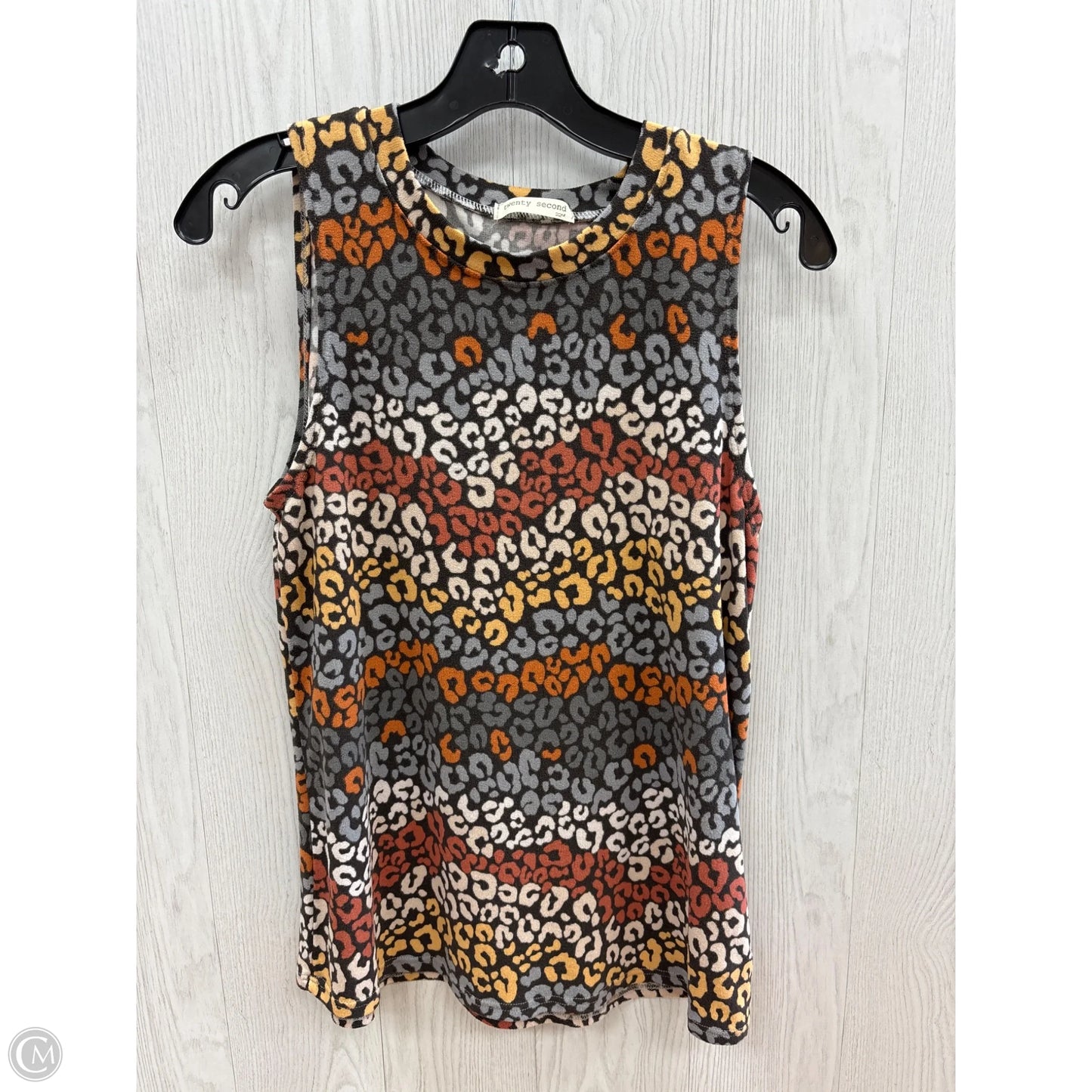 Top Sleeveless By Twenty Second In Animal Print, Size: S