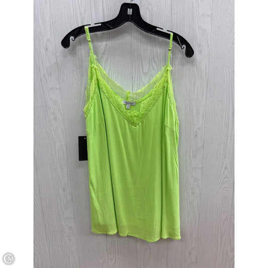 Top Sleeveless By White Birch In Green, Size: Xl