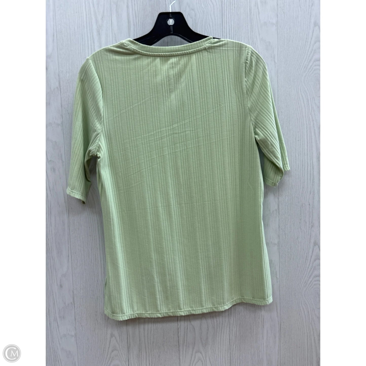 Top Short Sleeve Basic By Nine West In Green, Size: S