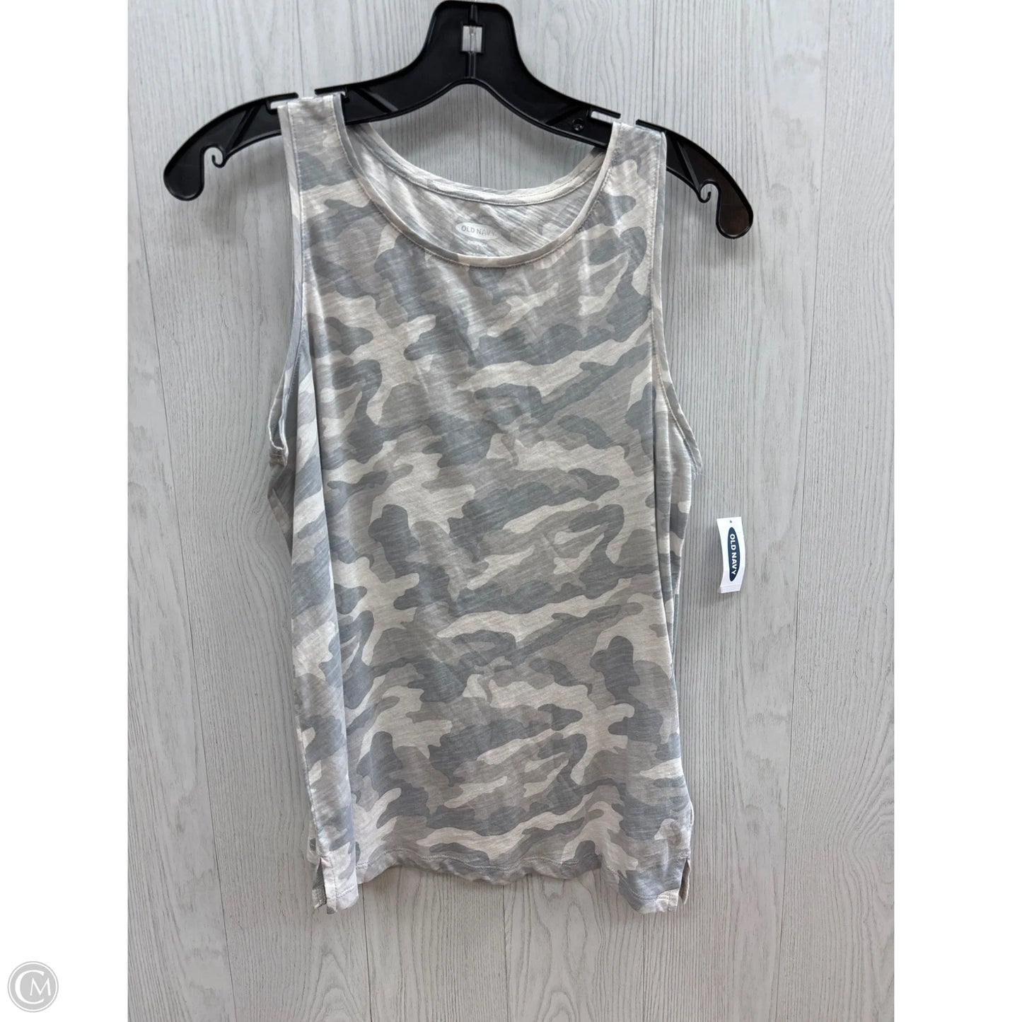 Top Sleeveless Basic By Old Navy In Camouflage Print, Size: S