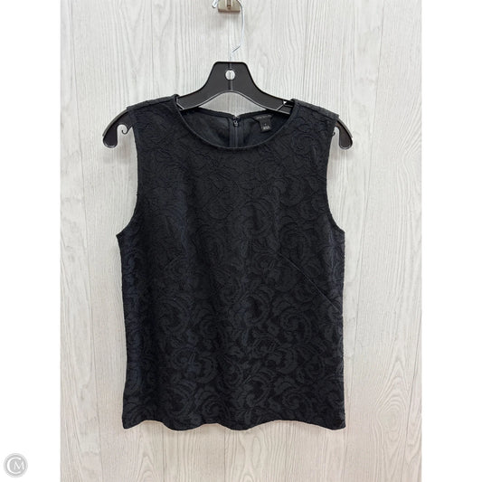 Top Sleeveless By Ann Taylor In Black, Size: S