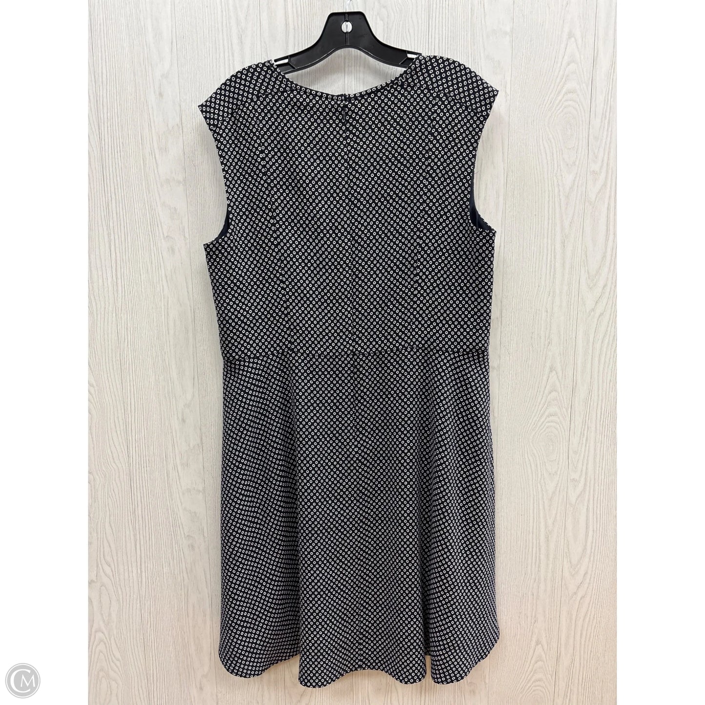 Dress Casual Midi By Ann Taylor In Navy, Size: Xl