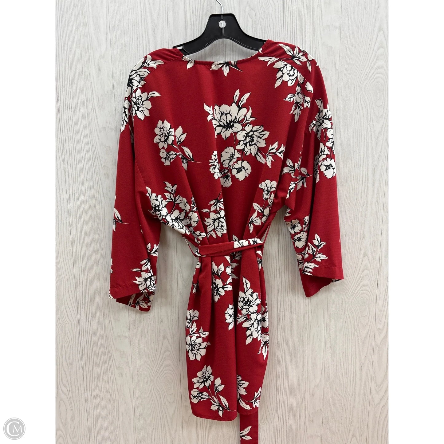 Kimono By Papaya In Red & White, Size: M