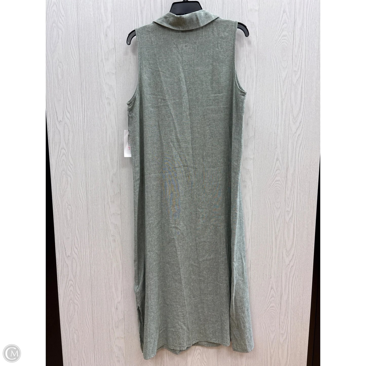 Dress Casual Maxi By Liz Claiborne In Green, Size: M