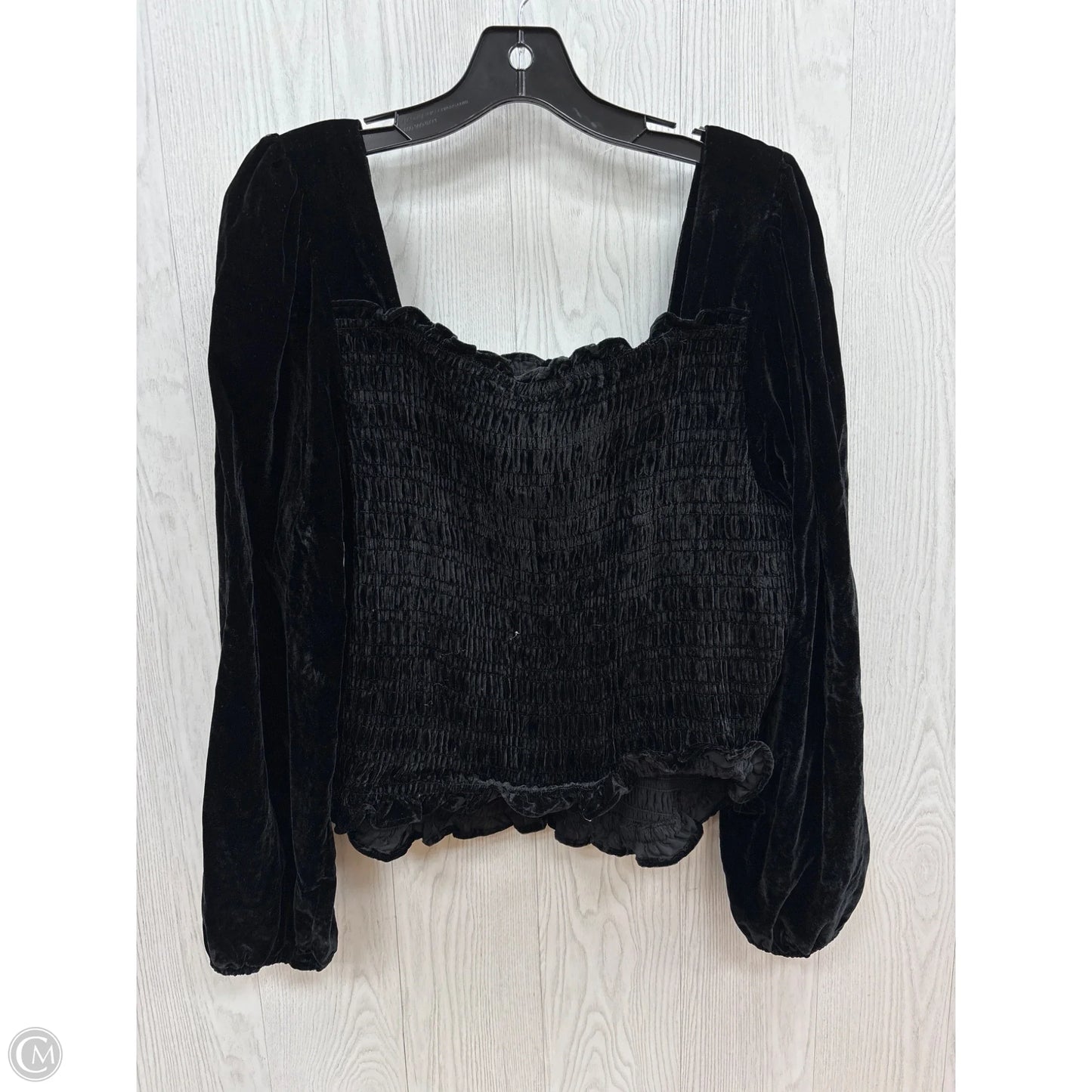 Top Long Sleeve By Torrid In Black, Size: 2x