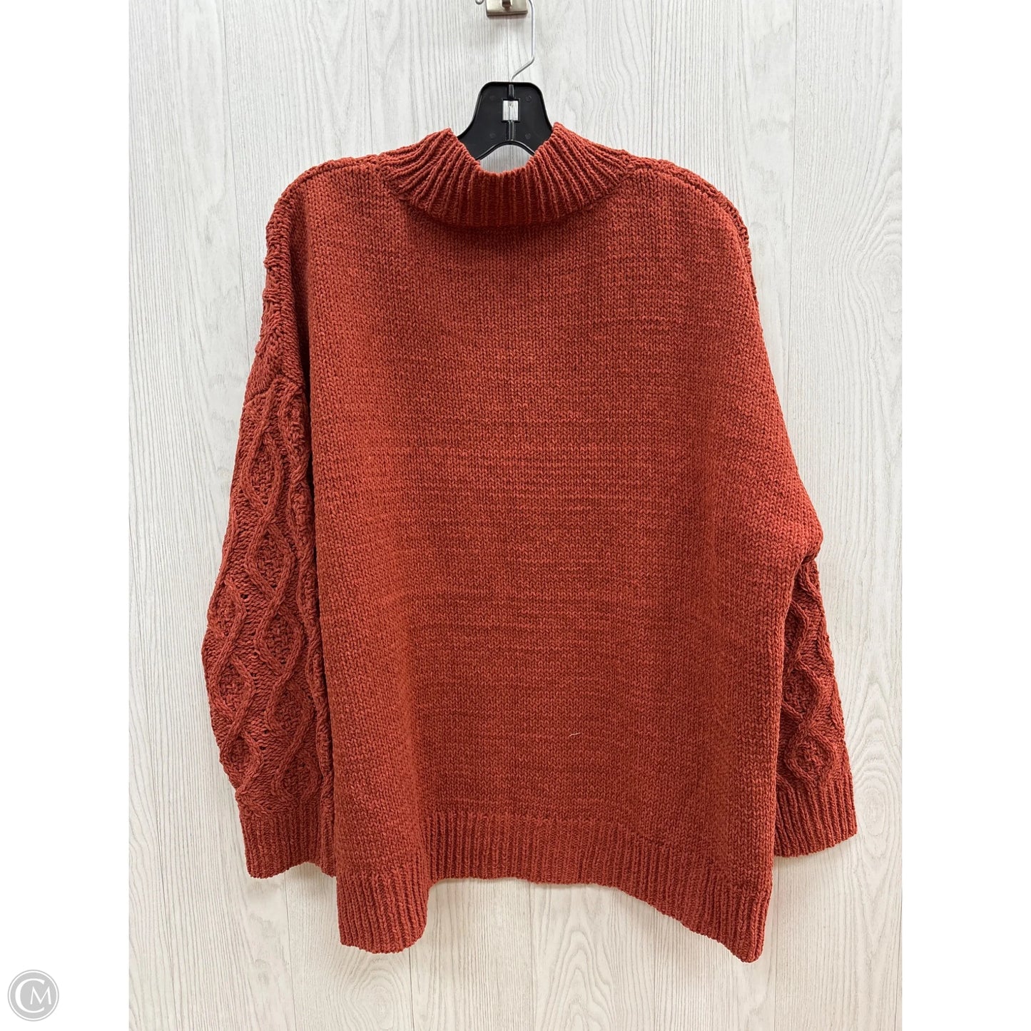 Sweater By Maurices In Orange, Size: Xxl