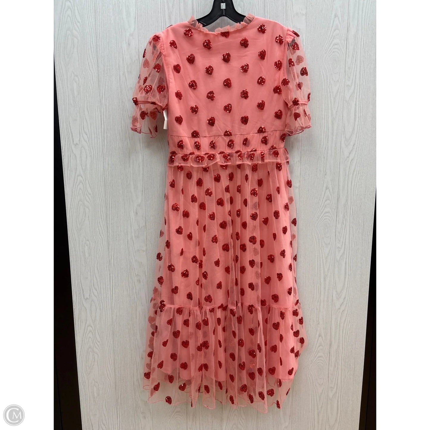 Dress Party Long By Clothes Mentor In Pink, Size: S