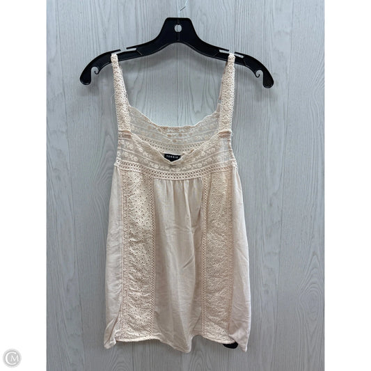 Top Sleeveless By Torrid In Cream, Size: Xl