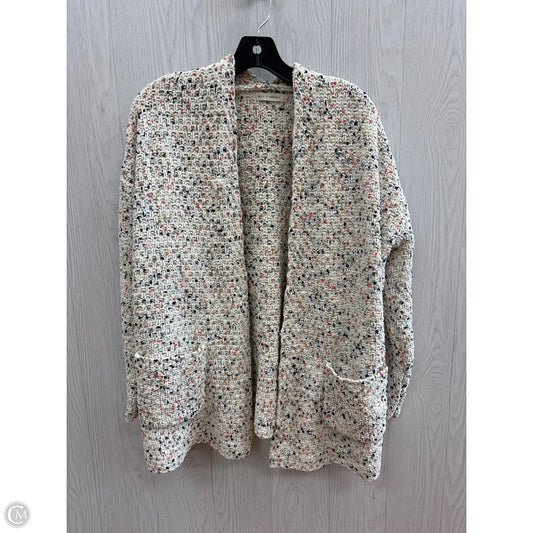Sweater Cardigan By Moon And Madison In White, Size: L