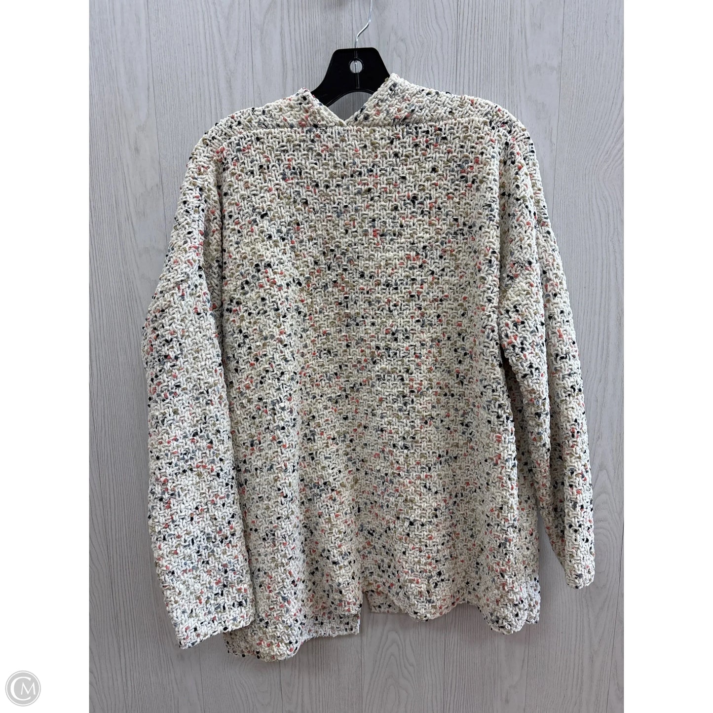Sweater Cardigan By Moon And Madison In White, Size: L