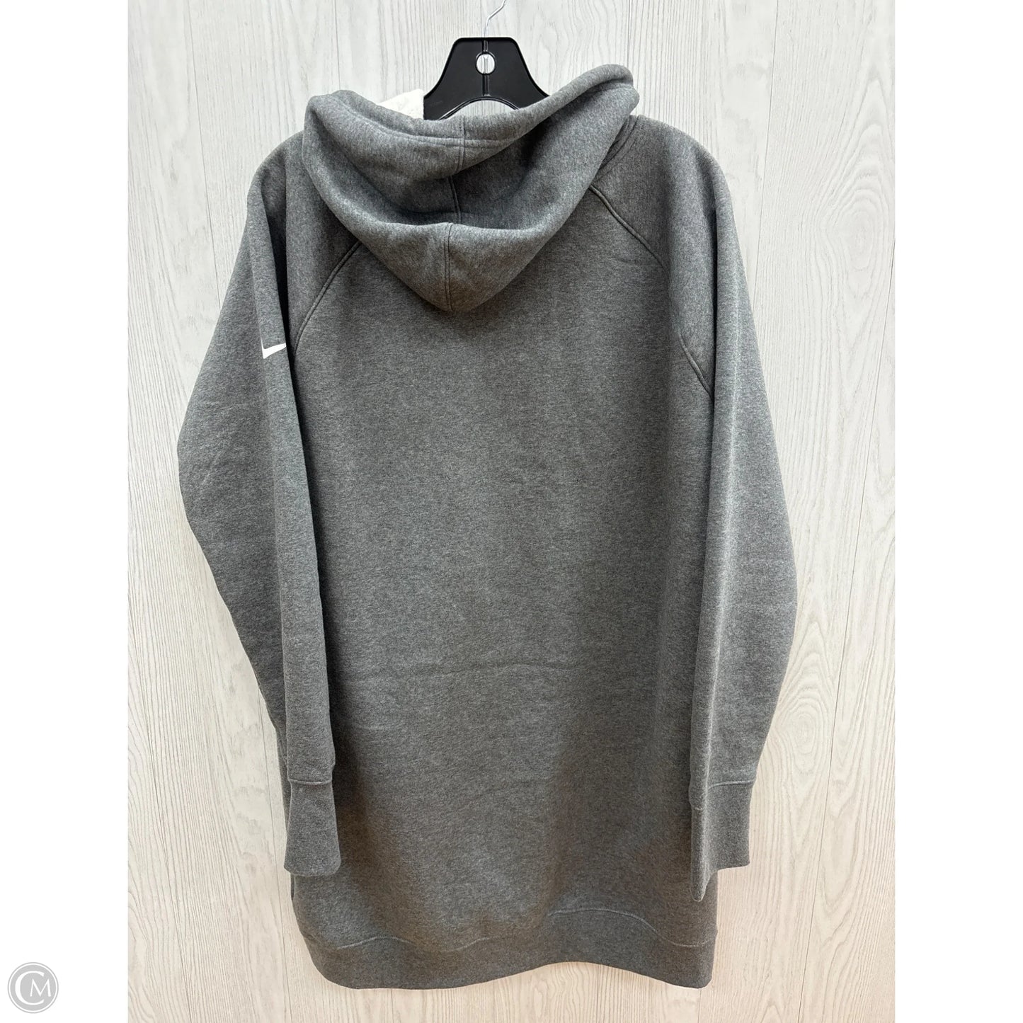 Athletic Dress By Nike In Grey, Size: M