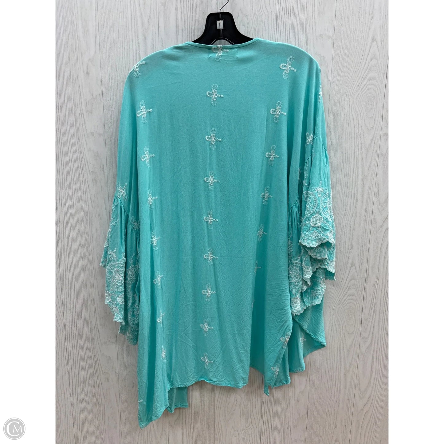 Kimono By Haptics In Aqua, Size: 1x