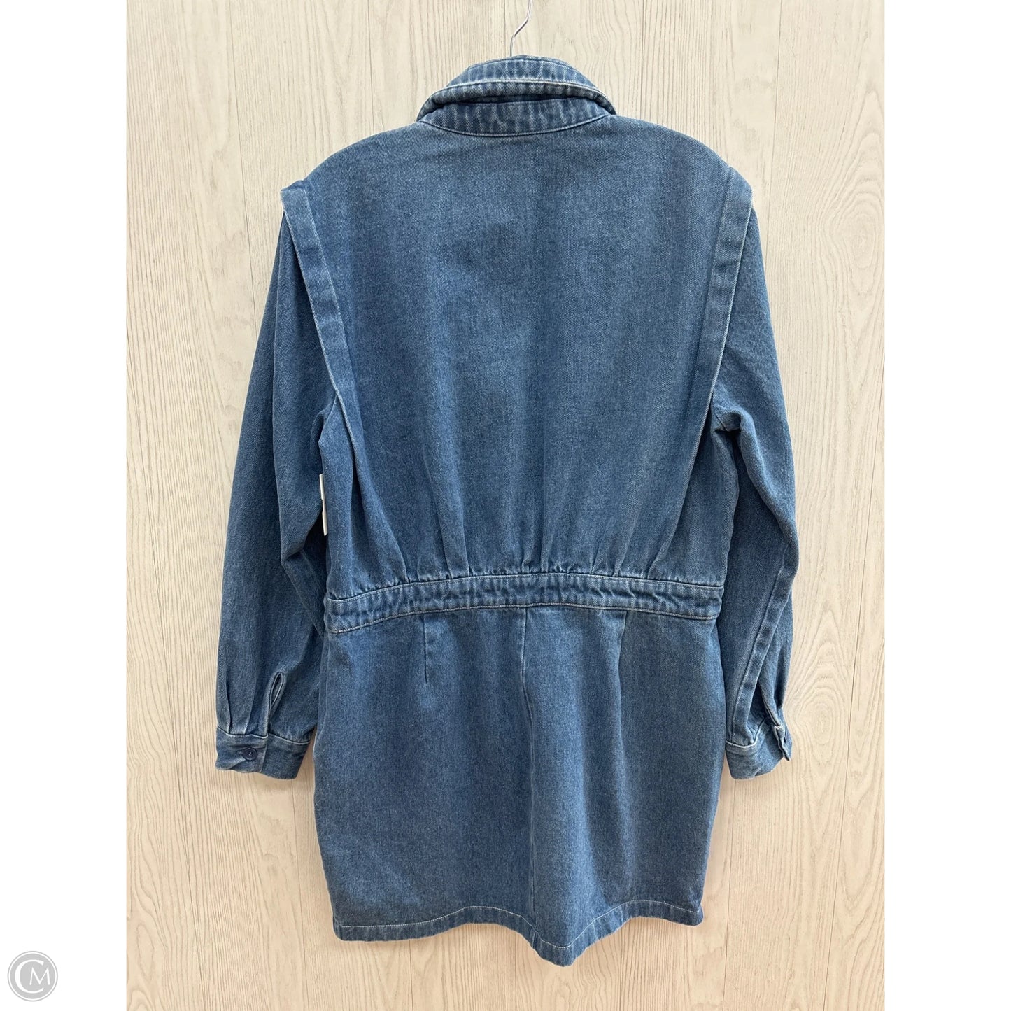 Dress Casual Short By Clothes Mentor In Blue Denim, Size: L