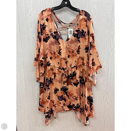 Swimwear Cover-up By Torrid In Floral Print, Size: 4x