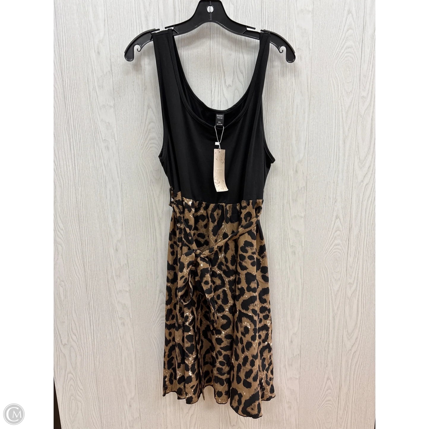Dress Casual Short By Shein In Animal Print, Size: 3x