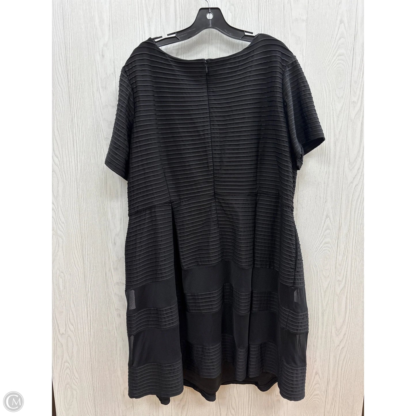 Dress Casual Short By Taylor In Black, Size: 3x