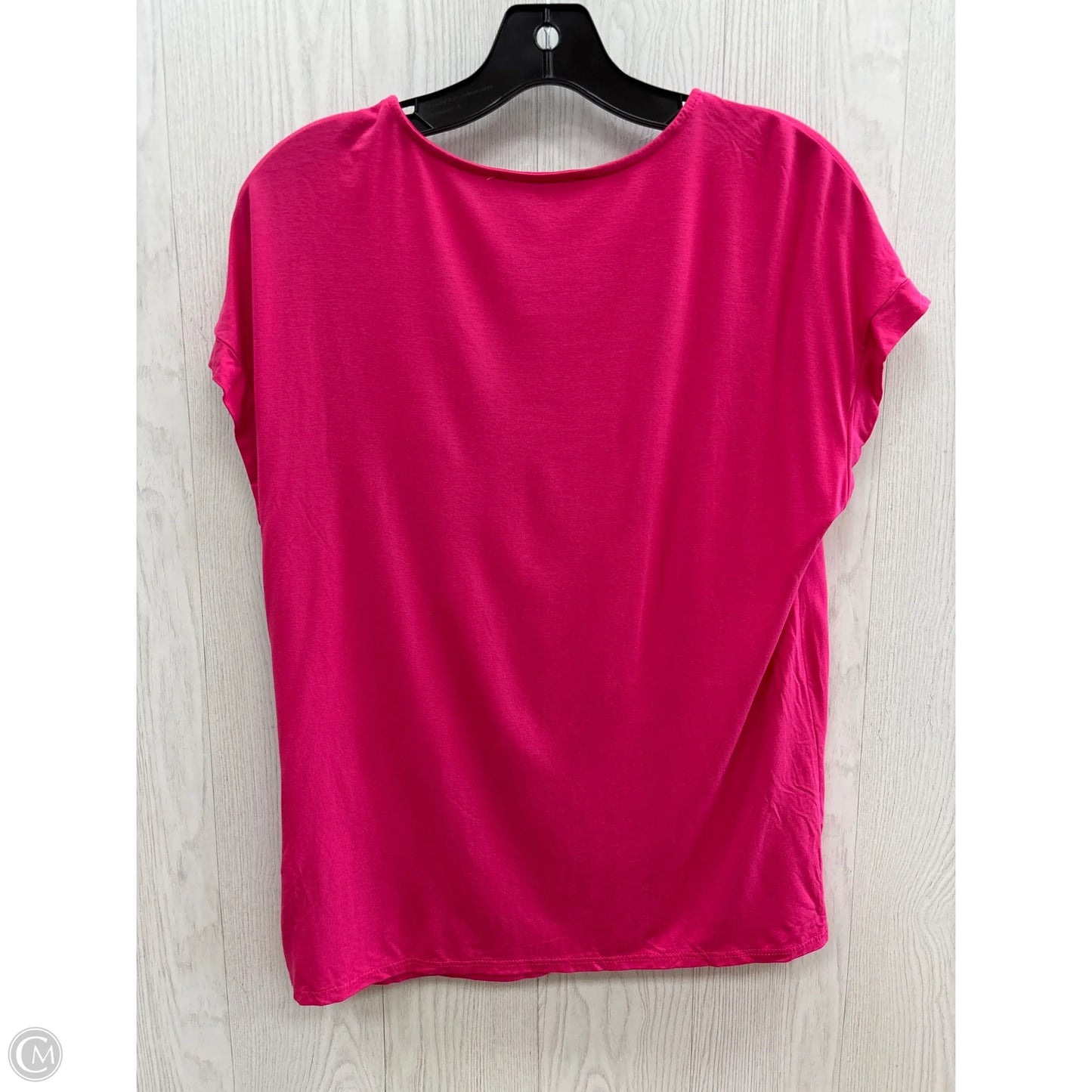 Top Short Sleeve By Green Envelope In Pink, Size: S