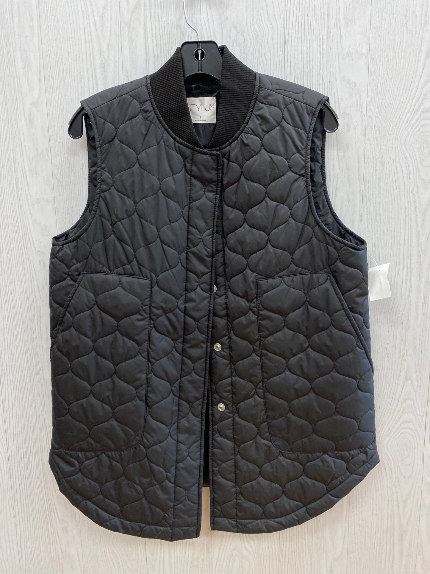 Vest Puffer & Quilted By Stylus Size: L