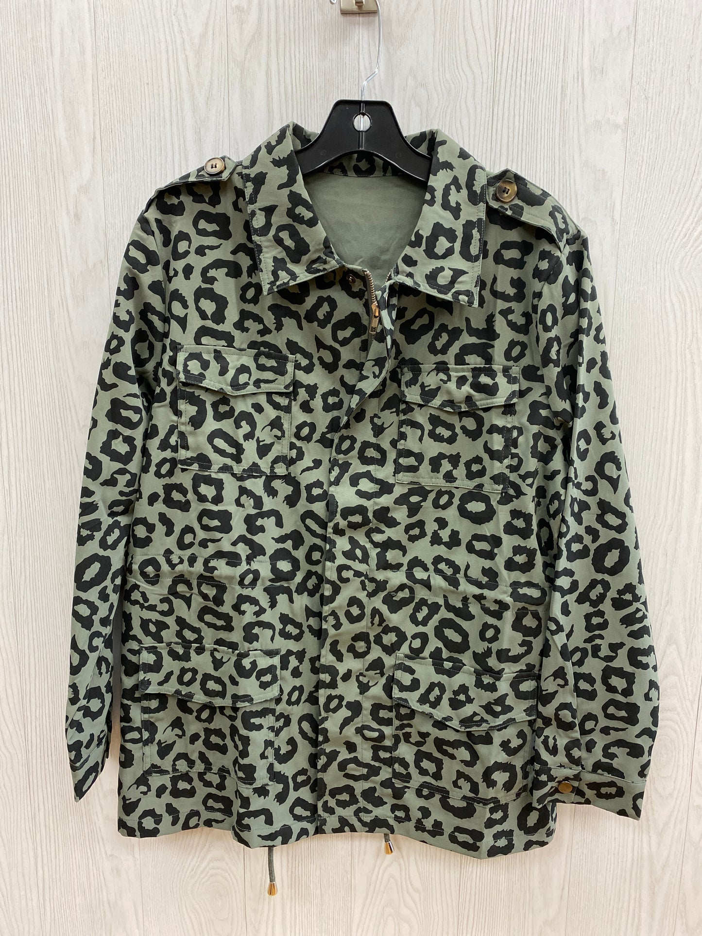 Jacket Moto By Clothes Mentor Size: M