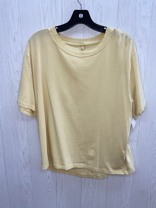 Athletic Top Short Sleeve By Calia In Yellow, Size: Xxl