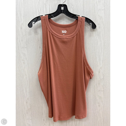 Tank Top By So In Tan, Size: 2x