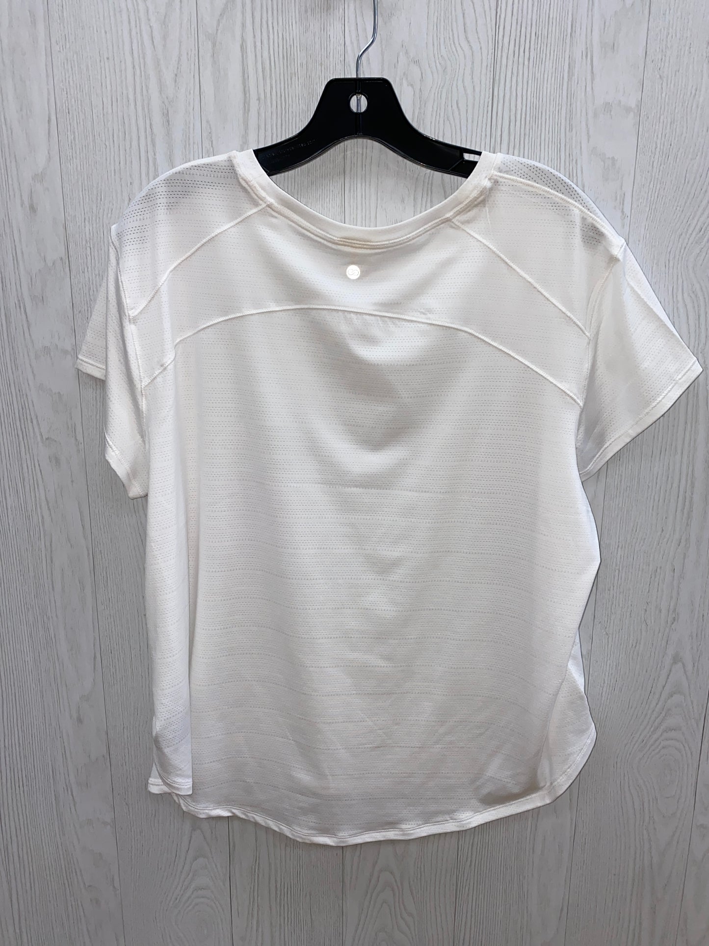 Athletic Top Short Sleeve By Calia In White, Size: Xxl