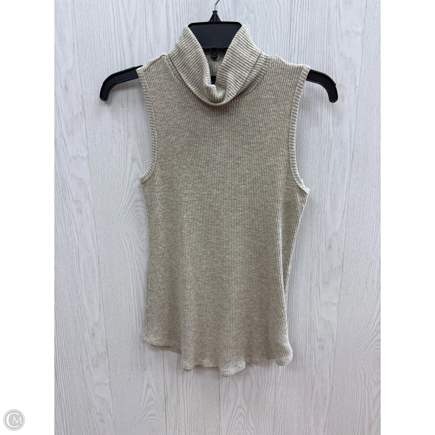 Top Sleeveless By Fifteen Twenty In Beige, Size: S
