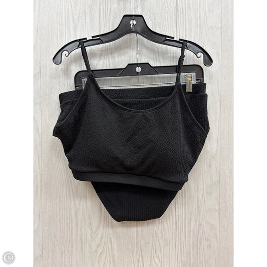 Swimsuit 2pc By Shein In Black, Size: 2x
