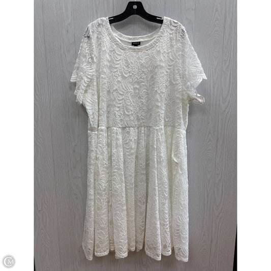 Dress Casual Midi By Torrid In White, Size: 4