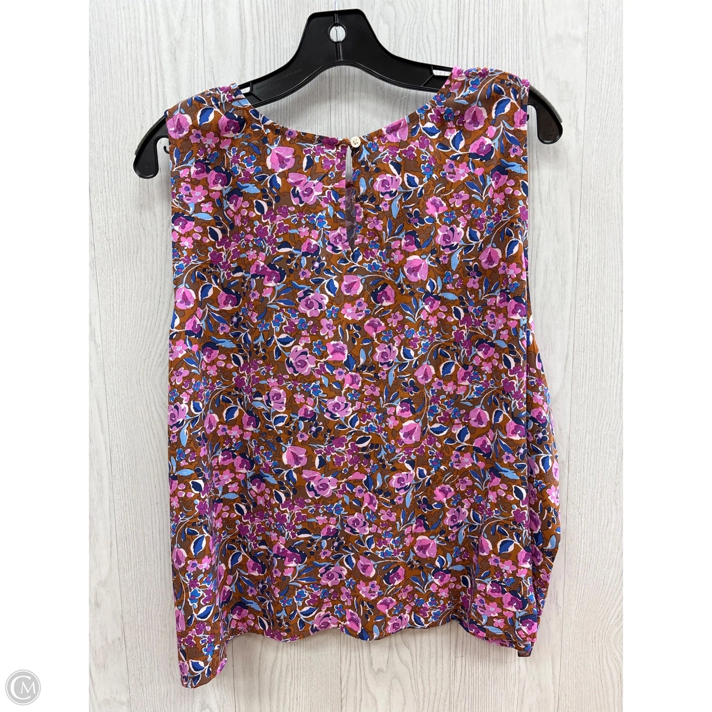 Top Sleeveless By J. Crew In Purple & Tan, Size: 3x