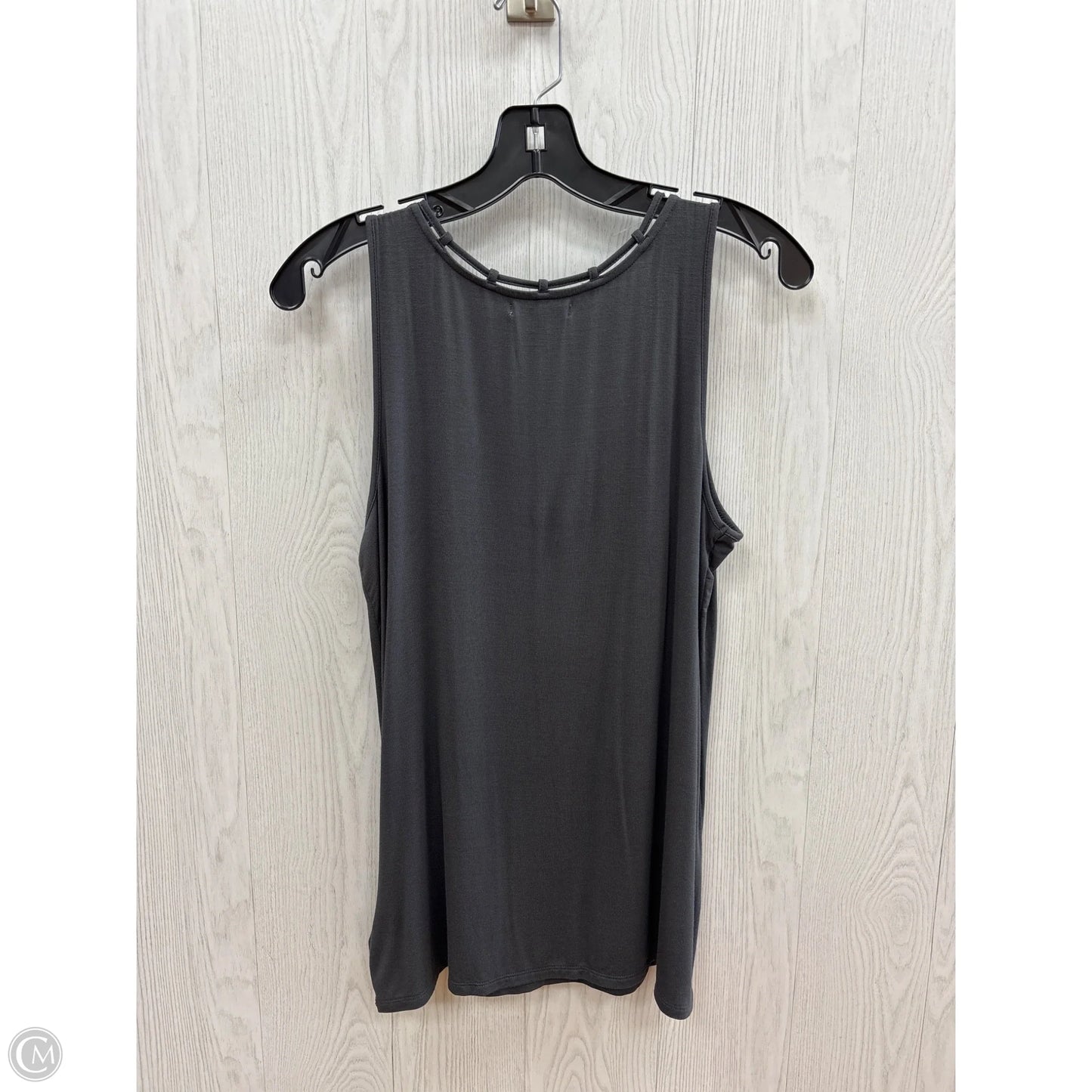 Top Sleeveless By Maurices In Grey, Size: S