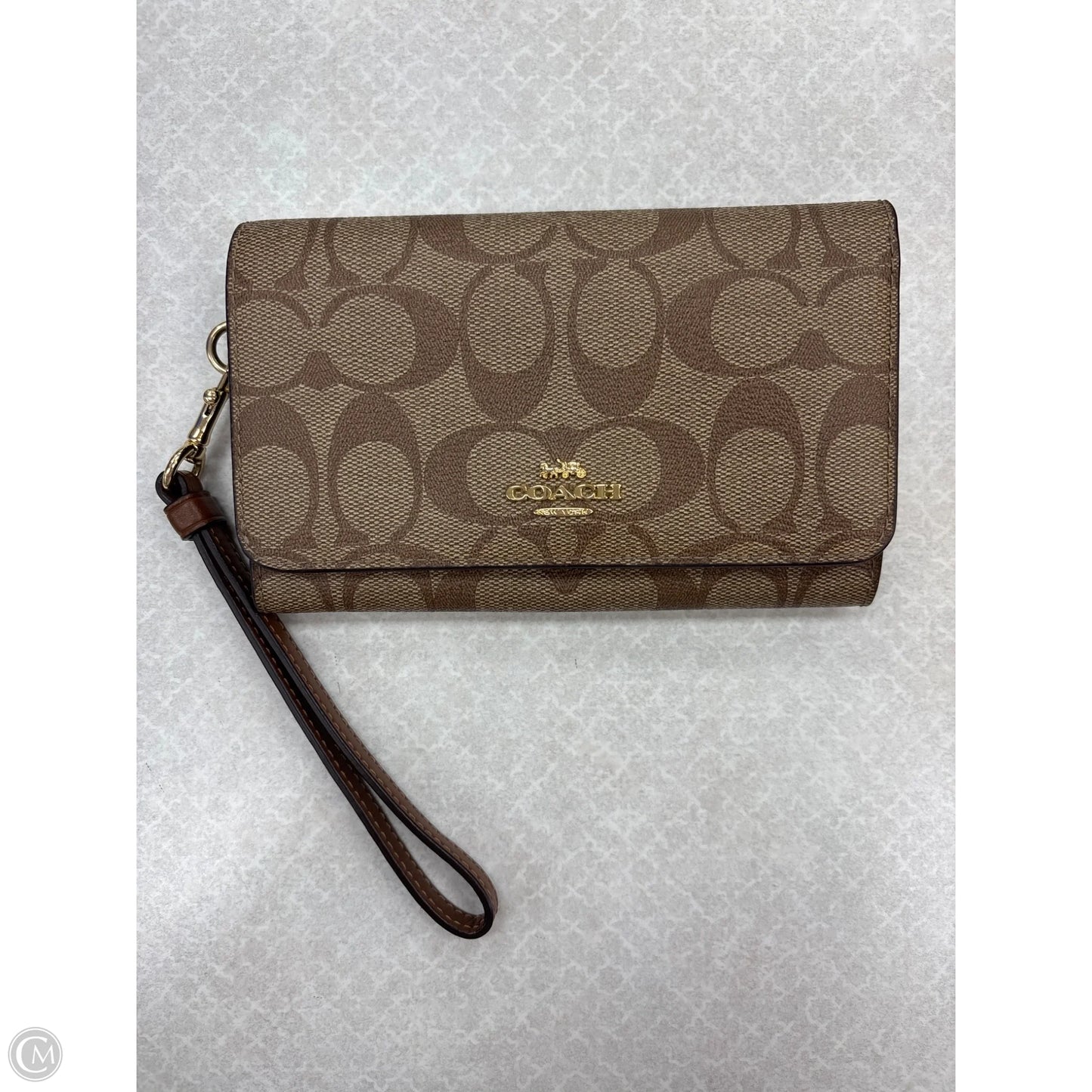 Wristlet Designer By Coach, Size: Medium
