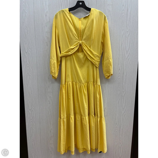 Dress Designer By Derek Lam In Yellow, Size: M