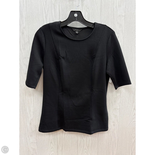Top Short Sleeve By Banana Republic In Black, Size: S