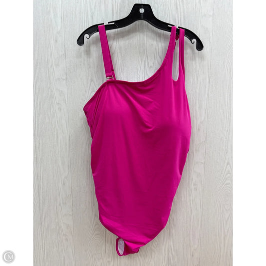Swimsuit By Clothes Mentor In Black, Size: 2x